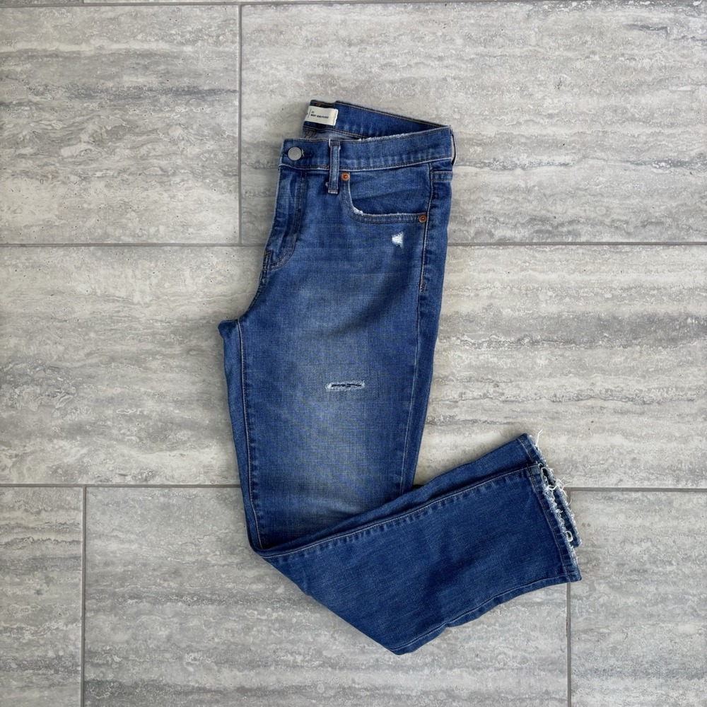 gap best girlfriend jeans 27 Patch Work Distressed Ankle Lenght